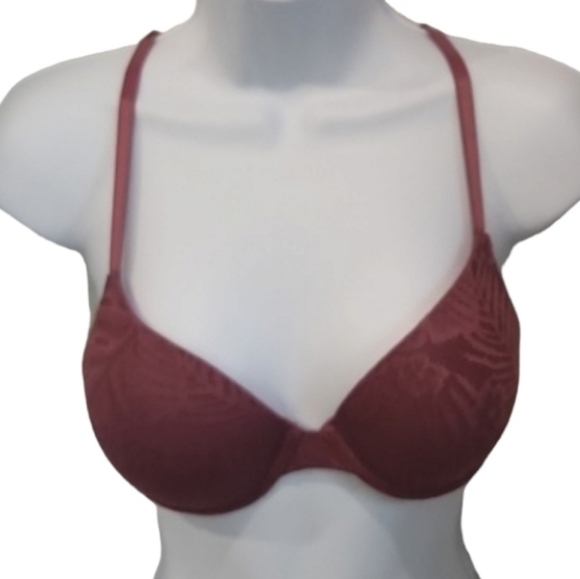 Victoria's Secret Pink Push Up Lace Razor Back Bra - Picture 1 of 6